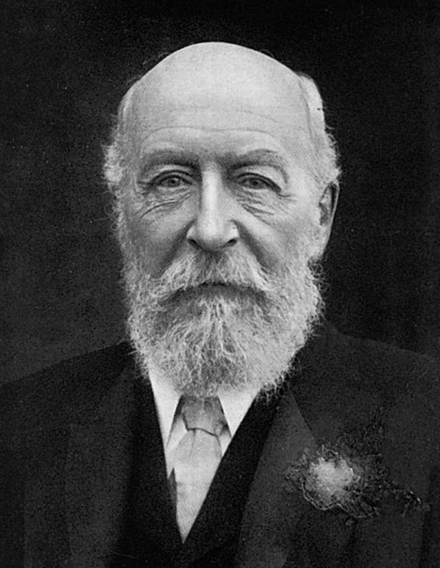 Photograph of George Cadbury in 1917