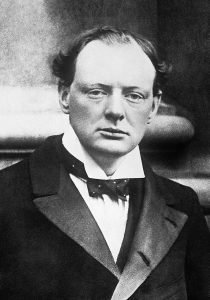 1904 photographic portrait of Winston Churchill