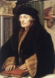 Portrait of Erasmus by Hans Holbein